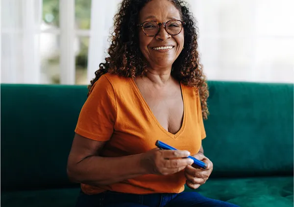 photo of a smiling